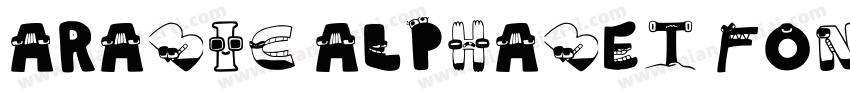 Arabic Alphabet font字体转换